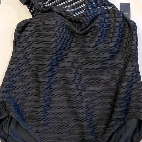 Lauren Ralph Lauren Plus Size Shadow Stripe OnePiece Swimsuit Ottoman 20w - Picture 8 of 13