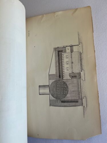1876 J.B Hoyt's FURNACE combustion bituminous coal prevention of smoke / antique - Picture 14 of 15