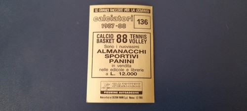 Figurine Calciatori Panini 1987/88 con velina - Scegli dall'elenco da 1 a 303 - Imagen 123 de 263