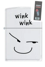 Zippo 214 wink wink Lighter + FLINT PACK