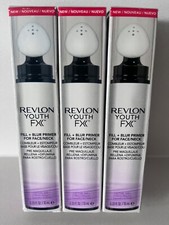 3 x Revlon Age Defying Youth FX Fill & Blur Primer For face & neck 10ml