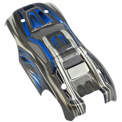 HBX part 24200 Truggy Body Silver & Blue 1P for Haiboxing 1/24 RC Off-Road Truck - Picture 6 of 6
