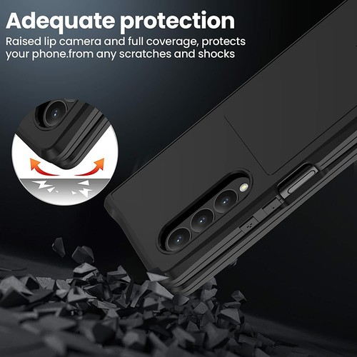 iMATCH Original Metal Case Shockproof Armor Cover f Samsung Galaxy Z Fold 4/3 5G - Picture 16 of 36