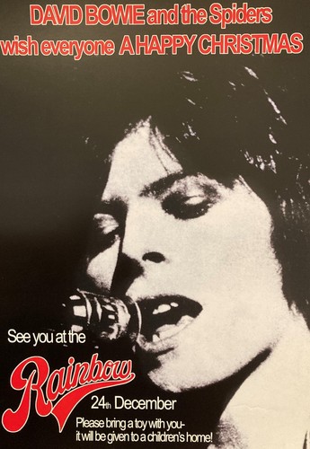 David Bowie posters - 2 x Ziggy Stardust live in concert 1972 A2 size new design - Imagen 4 de 5