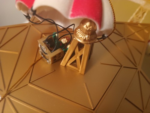 Gold Label Weltausstellung Fallschirmfahrt Musik Lichter Bewegung 2005 Mr. Christmas - Bild 10 von 23