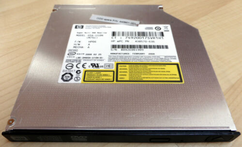 Napęd optyczny do laptopa Hitachi LG HLDS GSA-U10N IDE DVD-RW, wariant HP - Zdjęcie 1 z 2