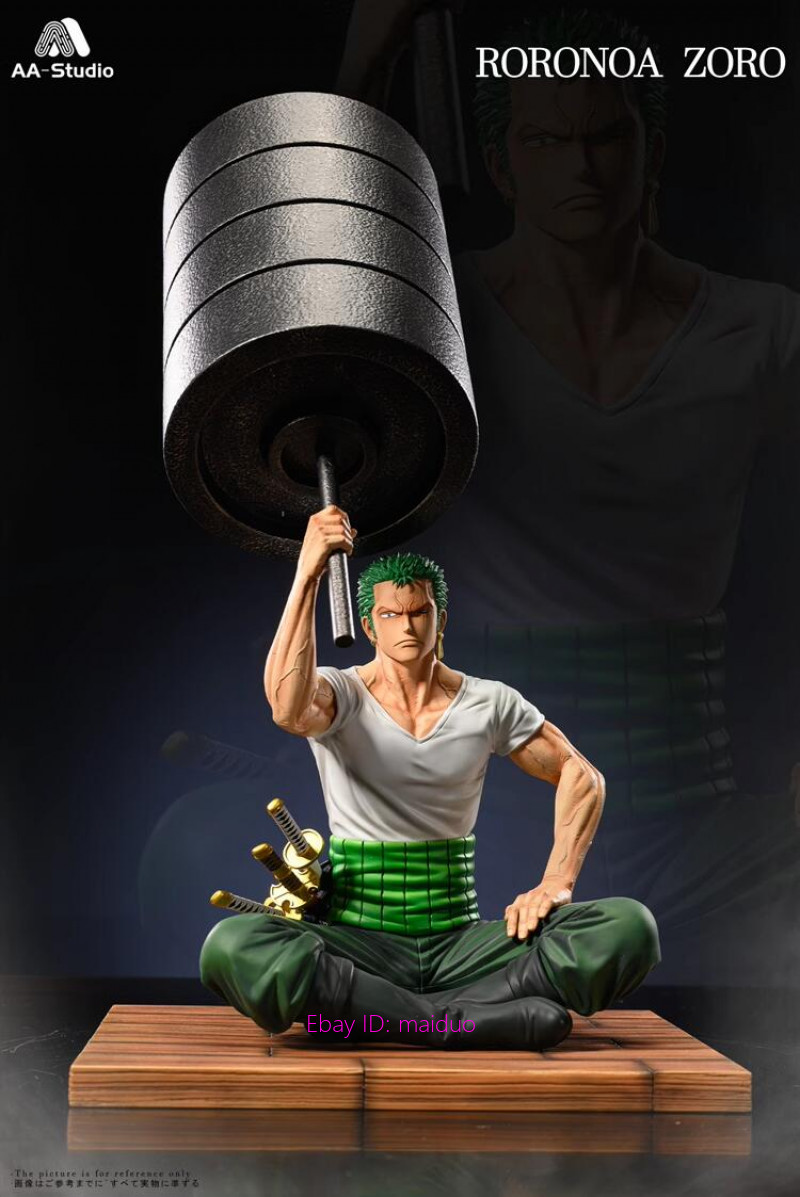 Roronoa Zoro Barbell AA Studio Una Pieza Resina Coleccionables Estatua 30cm Preventa