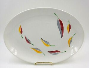 Mid Century French Lot FRANCE Faienceries Continentales tulip Fleur Rouge