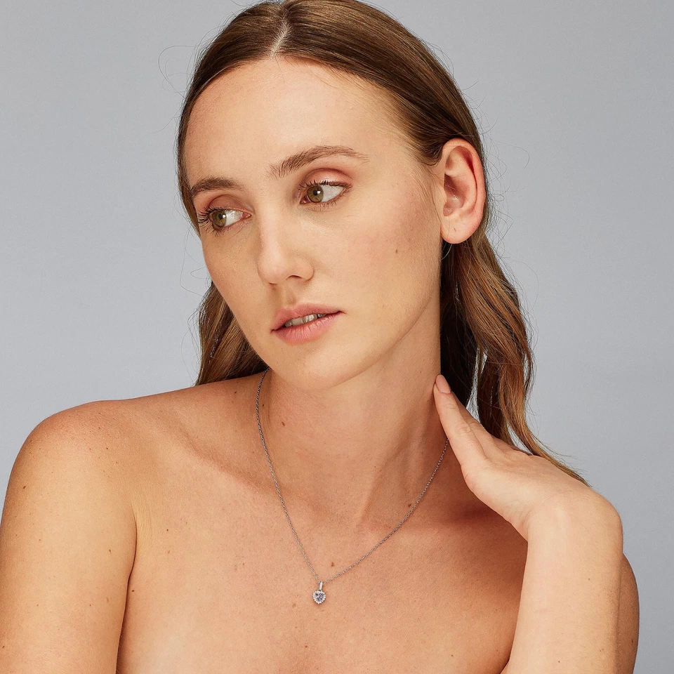 BROSWAY FANCY CHARM CUORE CON ZIRCONI IN ARGENTO 925 FMP118 MAGIC PURPLE - Immagine 3 di 4