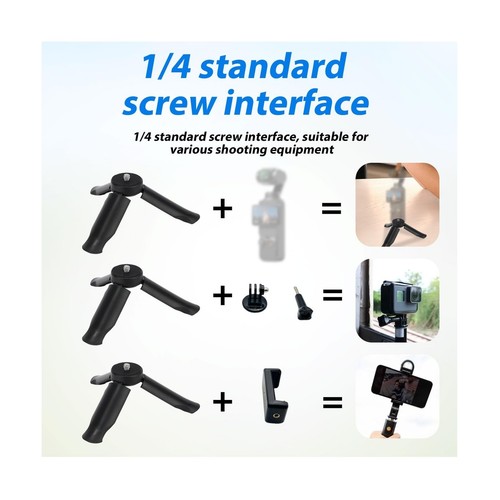 Mini Trípode BOXOB para DJI Osmo Pocket 3 y 2, Soporte Trípode Cámara Portátil, Bl... - Imagen 5 de 7
