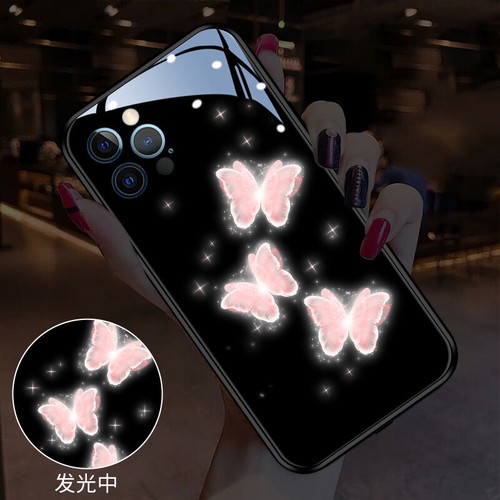 Sound-Activated LED Light Princess Glass Phone Case Cover for iPhone 16 13 14 15 - Picture 4 of 13