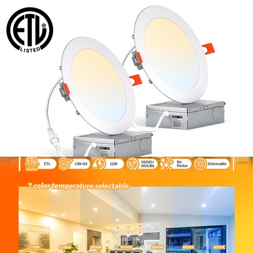 6 Inch LED Ceiling Lights Dimmable Office shop 6CCT LED Panel Lights Downlight - Picture 6 of 16