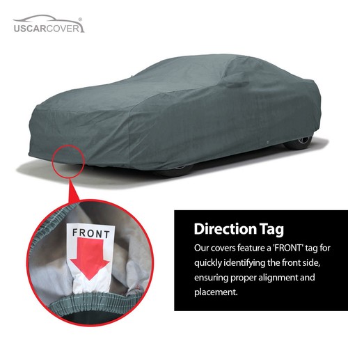 WeatherUHD 5 Layer Custom Fit Car Cover for Chevrolet Corvette C2 1963-1967 - Picture 13 of 15