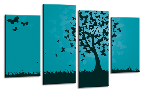 Floral Wall Art Grey Living Room Bedroom Framed Canvas Picture Ready to Hang - Picture 10 of 18
