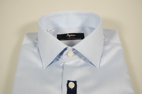 Ingram Collo Slim Camicia Fit Celeste Francese Cottonstir No Stiro xl 44 Mezzo fF1Uq