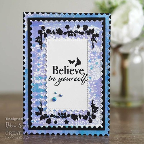 Creative Expressions - Designer Boutique Kollektion Blumenmuster - A5 Klar - Bild 34 von 35