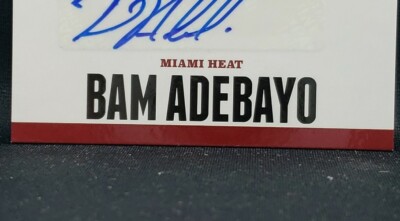 その他 Bam Adebayo RC autograph Heating Up: A Bam Adebayo Rookie Card Review