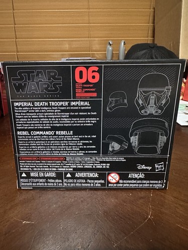 Star Wars Helmets 06 Death Trooper & Rebel Commando The Black Series Titanium - Picture 3 of 9