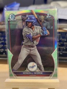 2023 Bowman Draft Chrome Kendall George Lunar Glow Refractor Prospect #BDC190