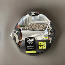 Auto Drive Twist Car Sun Shade, Universal Fit Automotive Animal