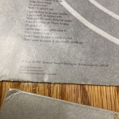 Foreigner 4 Record Original 12" Vinyl LP Disc and Sleeve 1981 Classic Rock Music - Picture 7 of 7