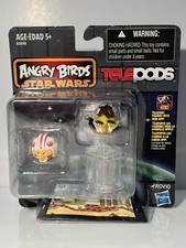 Angry Birds Star Wars Telepods X-Wing Luke  Han Solo 2 Pack 2013 Hasbro Sealed