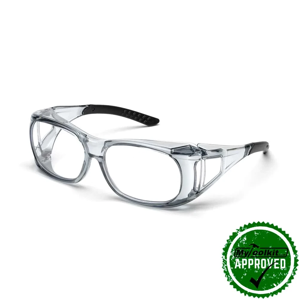 Over the top safety outlet glasses