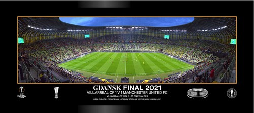 2021 Europa League Final Villarreal v Manchester United Panoramic Print Range - Picture 34 of 36