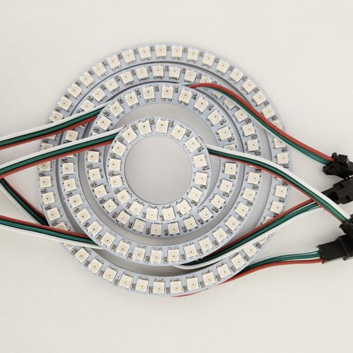 5V WS2812B 5050 RGB Full Color LED Ring Lights Pixel Lamp Individual Addressable - Picture 11 of 22