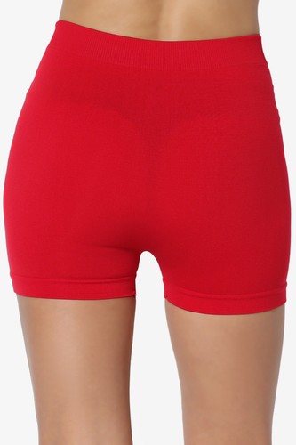 Women's Seamless Everyday Bike Shorts Intimately Under Layer Short Leggings - Picture 83 of 104