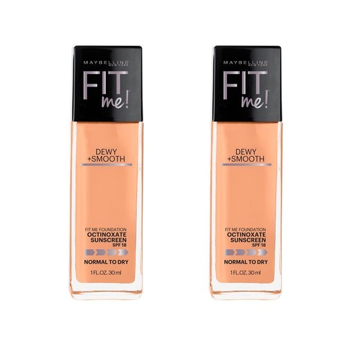 2 Maybelline Fit Me Foundation Dewy Smooth Normal To Dry 210 Sandy Beige Ebay