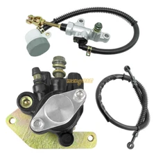 Rear Brake Master Cylinder Caliper Hose for 1987-2004 Yamaha Warrior 350 YFM350X