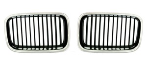 Grille de refroidissement Chrome Noir