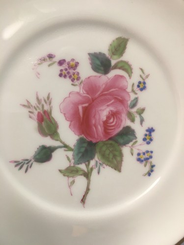 (6 Sets) Spode 'Maritime Rose' Blue CREAM CUP & LINER SETS - Picture 4 of 11