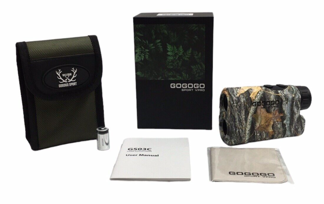 Gogogo Sport Vpro GS03C Laser Rangefinder Camo Battery Included for