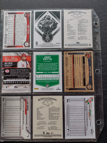 Cincinnati Reds' Joey Votto Lot of (18) Baseball Cards/Mint/NO DUPLICATES/ Lot#3 - Photo 4 sur 4