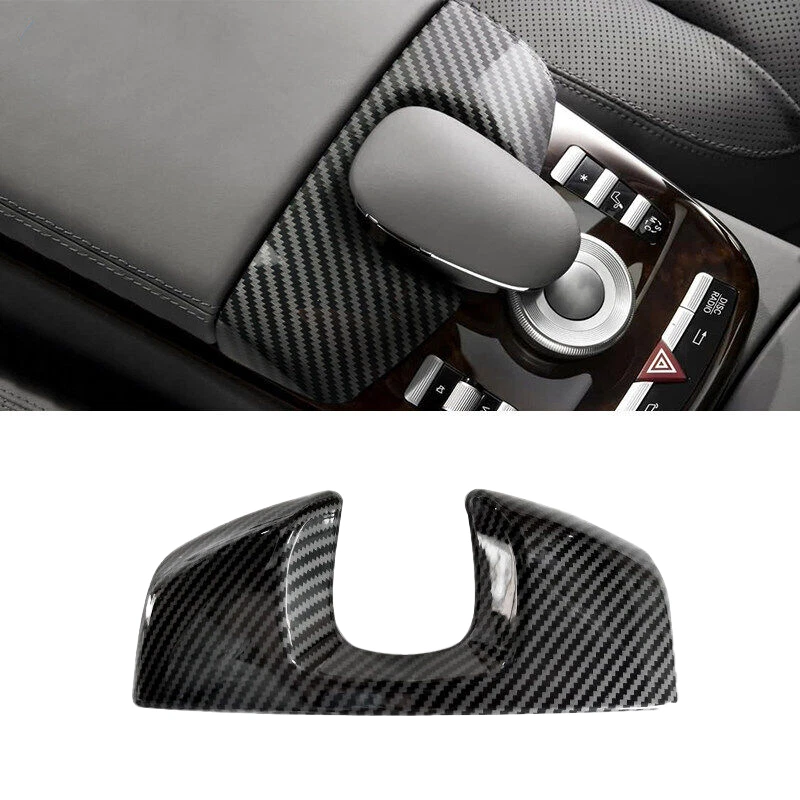 Armrest Box Protect Cover ABS Carbon Fiber For Mercedes Benz S Class W221 08-12 - Изображение 4 из 4
