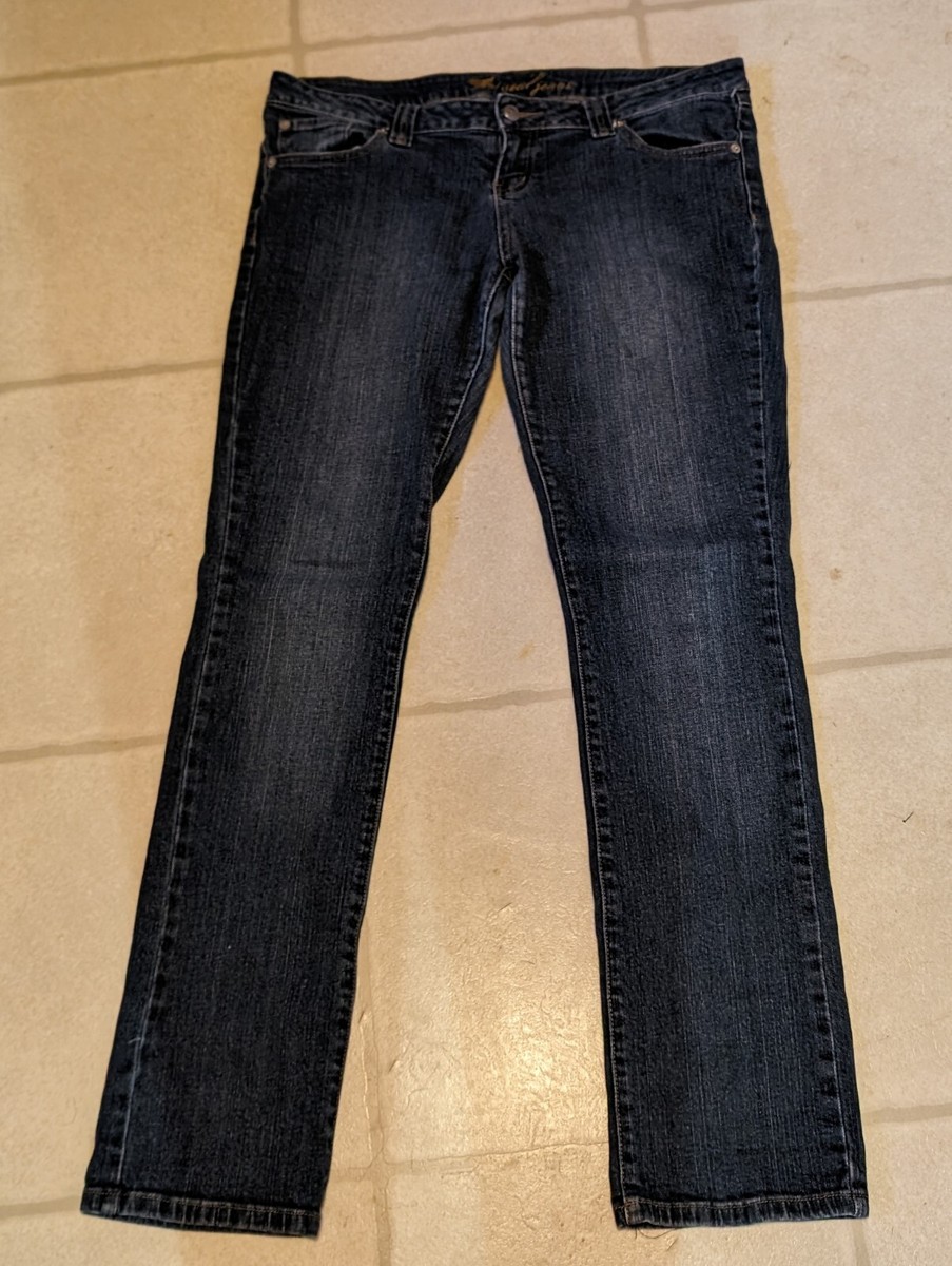 Wet Seal Women's Jeans Size 13R Blue 5-Pocket Mid Rise Waist 35