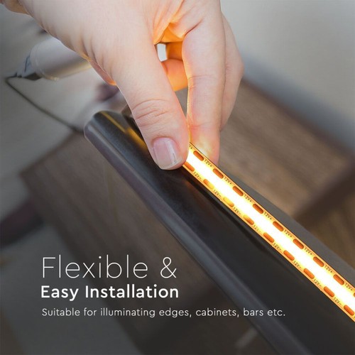 V-TAC Strip LED COB 10W 5m 24V 800LM 3000K IP20 8mm - Foto 6 di 7