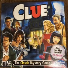 Hasbro Clue Board Game 2015 With Dr. Orchid COMPLETE Used Excellent Condition