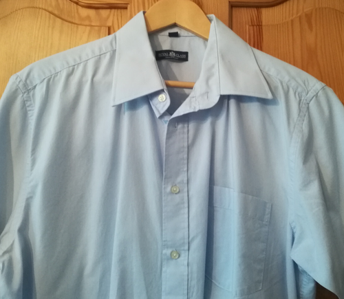 Royal Class Conference Hemd Kurzarm Gr. 42 Hell Blau Vintage - Bild 2 von 4