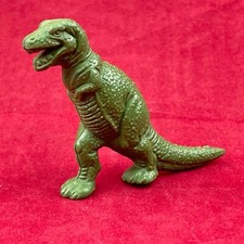 Vintage 1.75" Tall Green Tyrannosaurus Dinosaur Plastic Toy/Figure