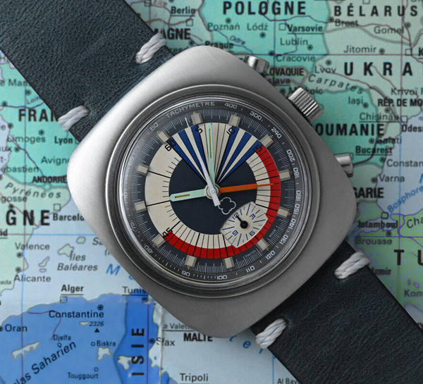 Certina Chronolympic Regatta Yachting chronograph by Ebauche Sa, valjoux 728