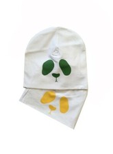 Mini Rodini Panda Beanie - Reversable - Organic - Size 48-50 9 months - 2 years