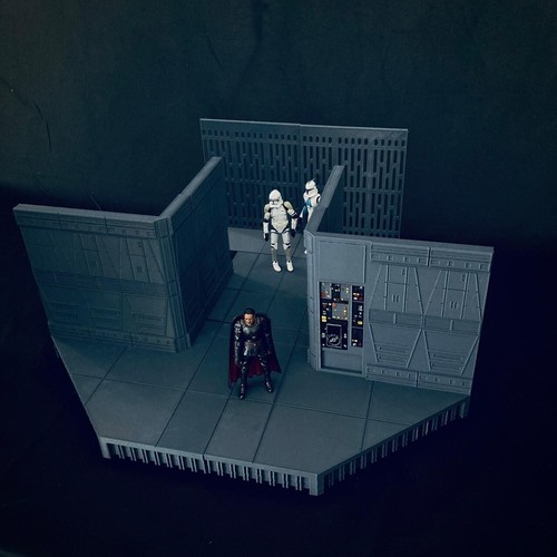 Moff Gideon's Mandalore Headquarters Corridor Diorama for 3.75 IN FIGURE DIORAMA - Picture 2 of 8