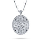 Aromatherapy Perfume Diffuser Locket Vintage Infinity Religious Cross