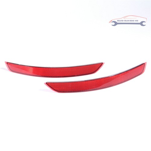 2Pcs Right&Left Side Rear Bumper Bar Reflector Kit For Audi A3 13-16 - Picture 3 of 5