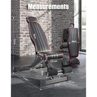 Weight Bench Adjustable Foldable Strength Training Full Body Workout Incline Gym