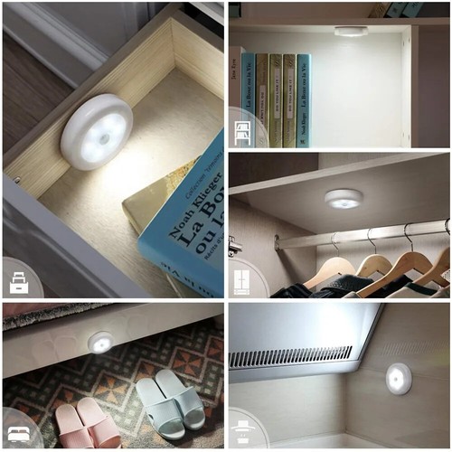 Bewegungsmelder LED Nachtlicht Schrank Nacht Lampe Schlafzimmer Haus Schrank Beleuchtung - Bild 19 von 22