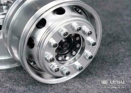 LESU Front Wheel Wide Hub Metal for Tractor Truck 1/14 RC DIY Tamiye Power Axles - Picture 4 of 10